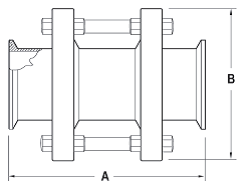Clamp Sight Glass Dimensions