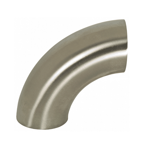 uxcell Stainless Steel 304 Sanitary Fitting Elbow 90 Degree Polished 0.98 Inch Tube OD