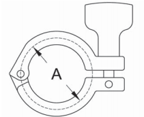 DIN Single Pin Clamp Dimensions