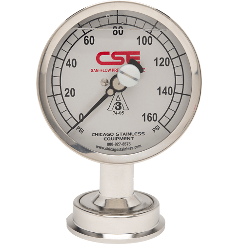 sanitary pressure gauges