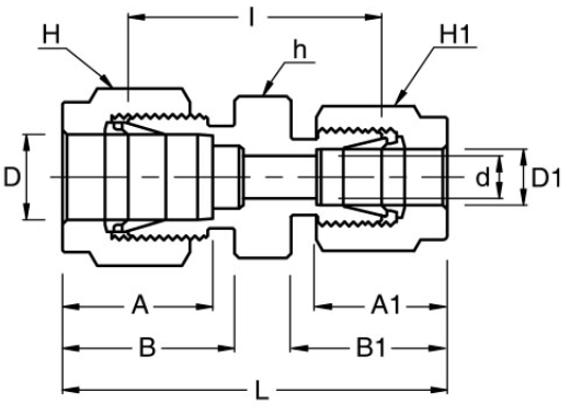 Reducing Compression Union Fitting Dimensions